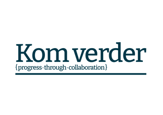 Kom verder logo